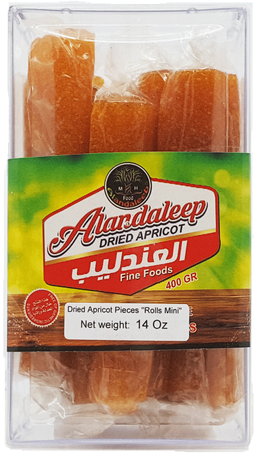 Alandaleep  dried apricot pices in mini rolls shape Full-Size Picture